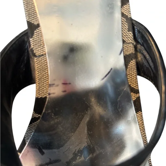 Coach Logo Noble Women’s Wedge Shoes Size 10 Black - Picture 8 of 12